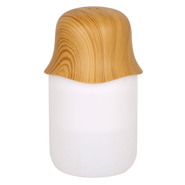 Desktop USB Humidifier Wood Grain Air Aromatherapy Night Light
