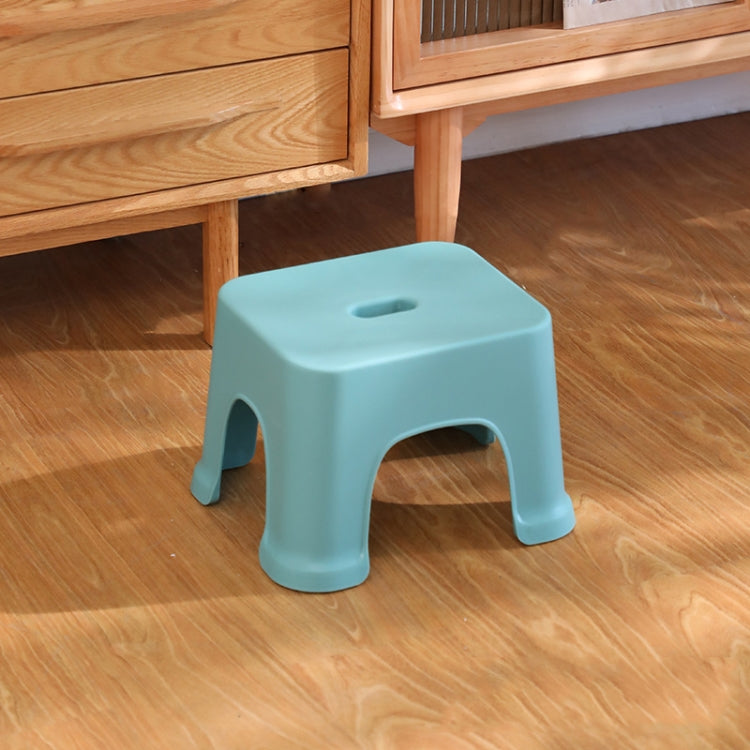 Plastic Stool Thickened Home Simple Small Bench, Color: Blue Small