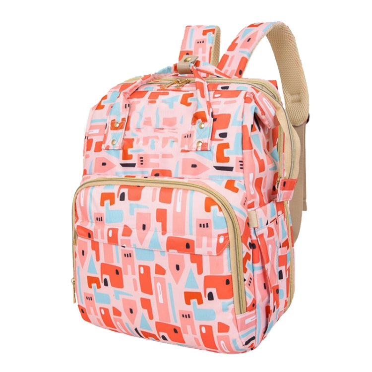 Multifunction Diaper Baby Bag with Changing Station, Foldable Bassinet and USB Charge Port