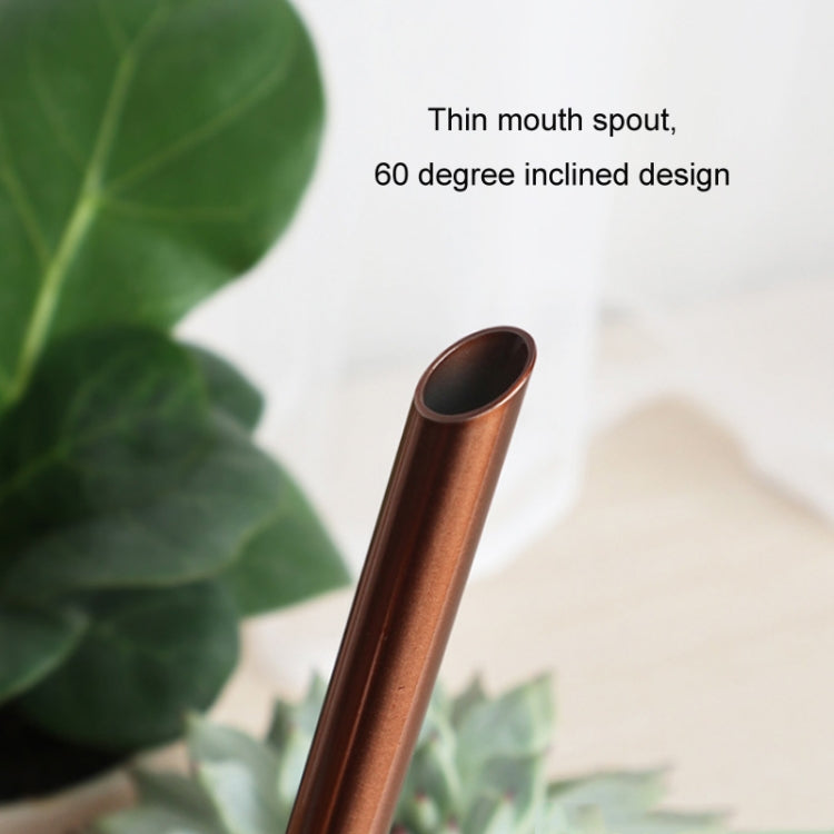 1500ML Household Gardening Stainless Steel Long Spout Heighten Watering Pot, Specification: Bronze
