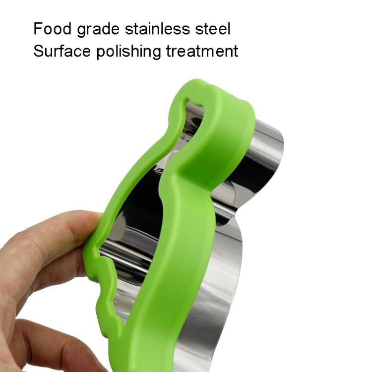 2pcs Stainless Steel Sandwiches Bread Cutting Model With Guards Fruits Vegetable Cookie Mould, Size: Large Dinosaur(Color Random Delivery)
