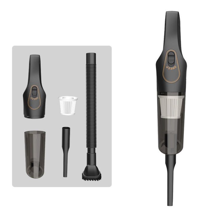 S9A 120W Handheld Wireless Vacuum Cleaner Household Car Vacuum Cleaner,Spec: Black 9500 Pa