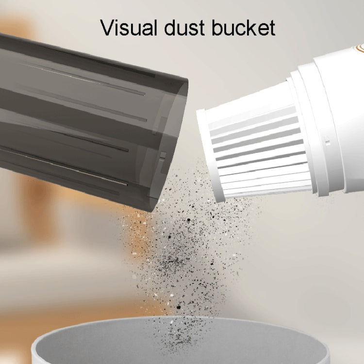 S9A 120W Handheld Wireless Vacuum Cleaner Household Car Vacuum Cleaner,Spec: White 5000 Pa