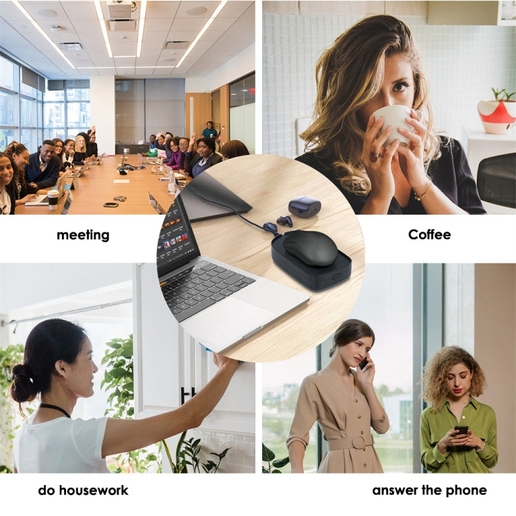 H26 Automatic Movement Virtual Mouse To Prevent Computer Lock Screen(Black)