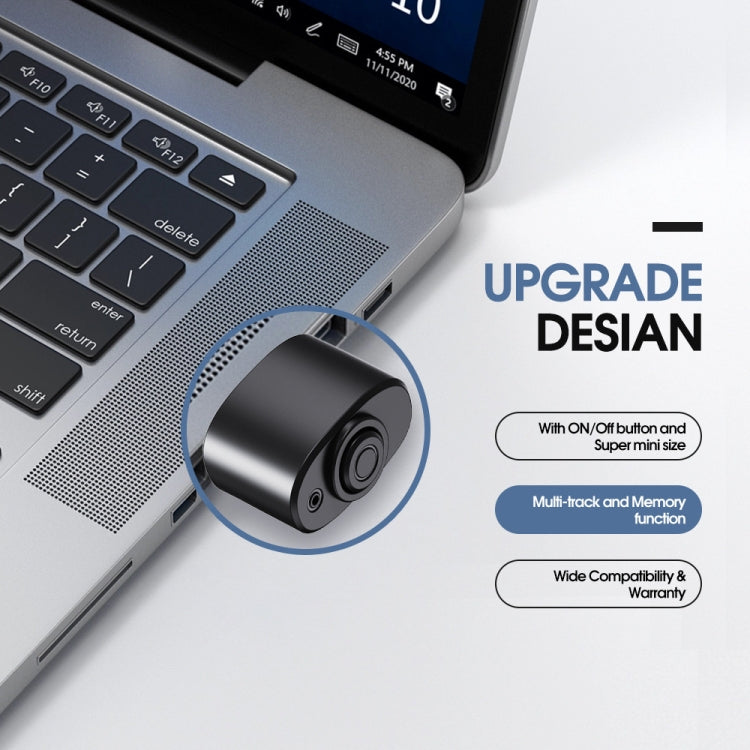 H31 Mini Virtual Mouse To Prevent Computer Lock Screen Usb Mice Switch(Black)