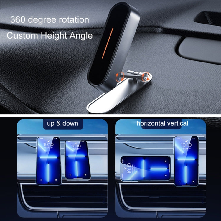 All Metal Magnetic Car Foldable Phone Holder