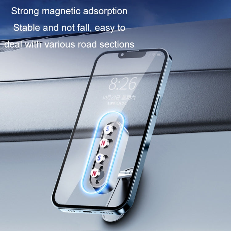 All Metal Magnetic Car Foldable Phone Holder