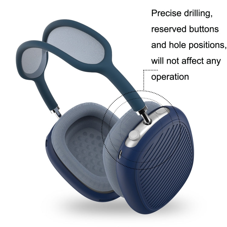 T2 For Apple AirPods Max 1pair Bluetooth Headset Anti-Fall Silicone Protective Case