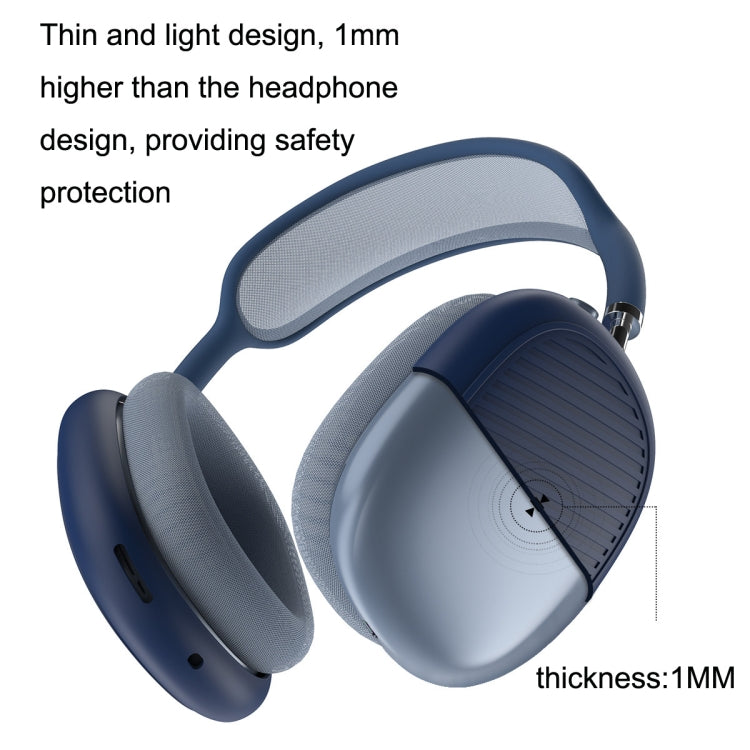 T2 For Apple AirPods Max 1pair Bluetooth Headset Anti-Fall Silicone Protective Case