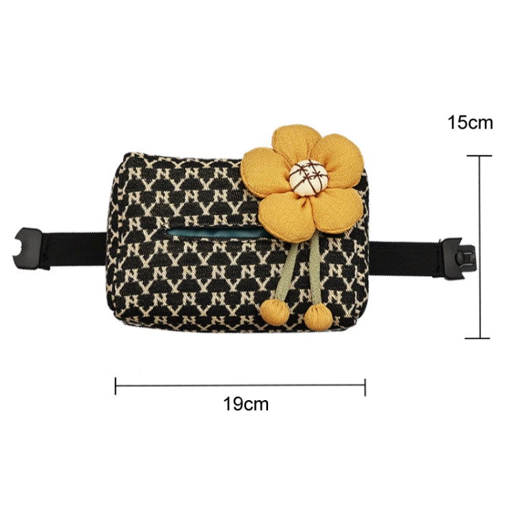 Chair Back Hanging Car Armrest Box Tissue Box, Model: 9506B