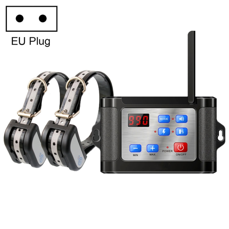 Outdoor Wireless Electronic Pet Fence Night Reflective Collar, Specification: One for Two