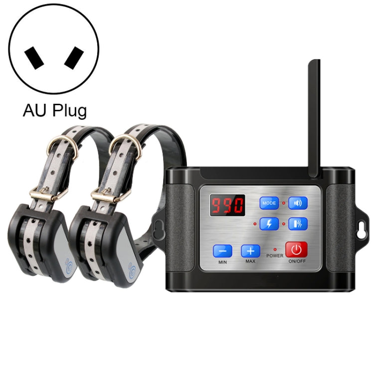 Outdoor Wireless Electronic Pet Fence Night Reflective Collar, Specification: One for Two