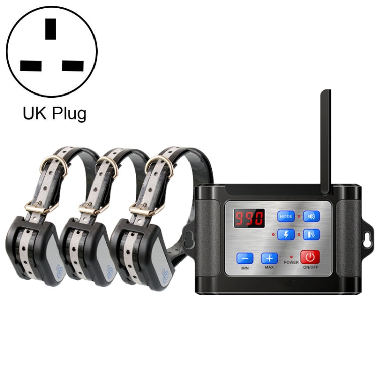 Outdoor Wireless Electronic Pet Fence Night Reflective Collar, Specification: One for Three