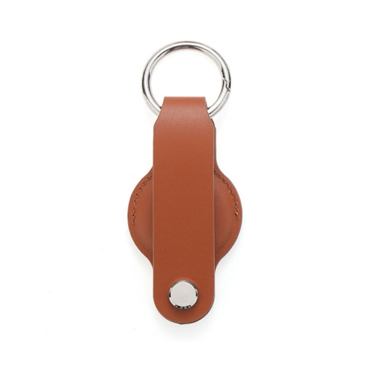 For AirTag Tracker Leather Case Key Holder