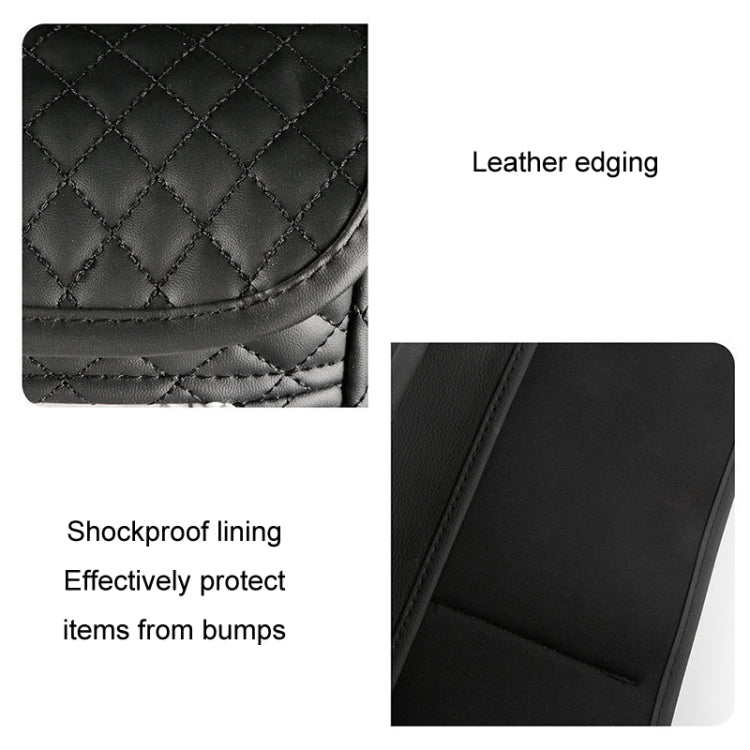 Car Central Control Seat Back Leather Multifunctional Storage Bag