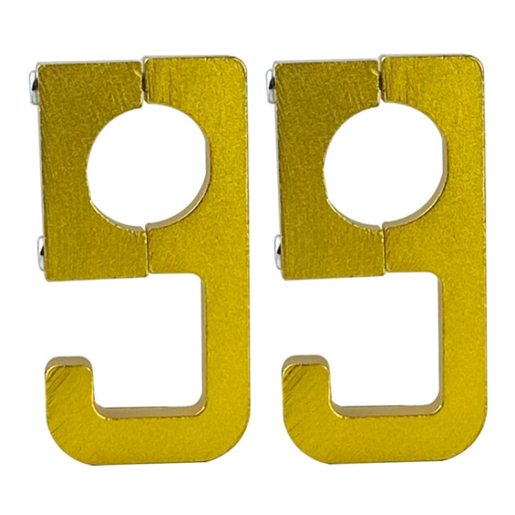 2pcs Motorcycle Type 69 Aluminum Alloy Multifunctional Helmet Hook