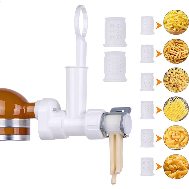 For KitchenAid Macaroni Pasta Making Accessories Multifunctional Pasta Tools(White)