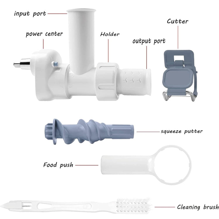 For KitchenAid Macaroni Pasta Making Accessories Multifunctional Pasta Tools(White)