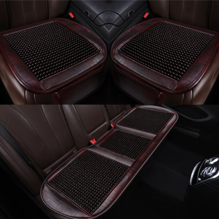3 In 1 Car Maple Wooden Beads Summer Universal Cushion