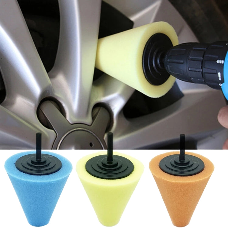 Car Cone 3 inch Polishing Sponge Waxing Sponge Wheel