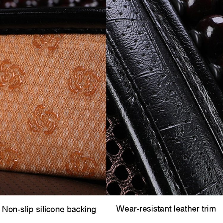 Car Maple Wood Beads Cushion Summer Massage Office Cold Cushion, Style: Small Square Pad