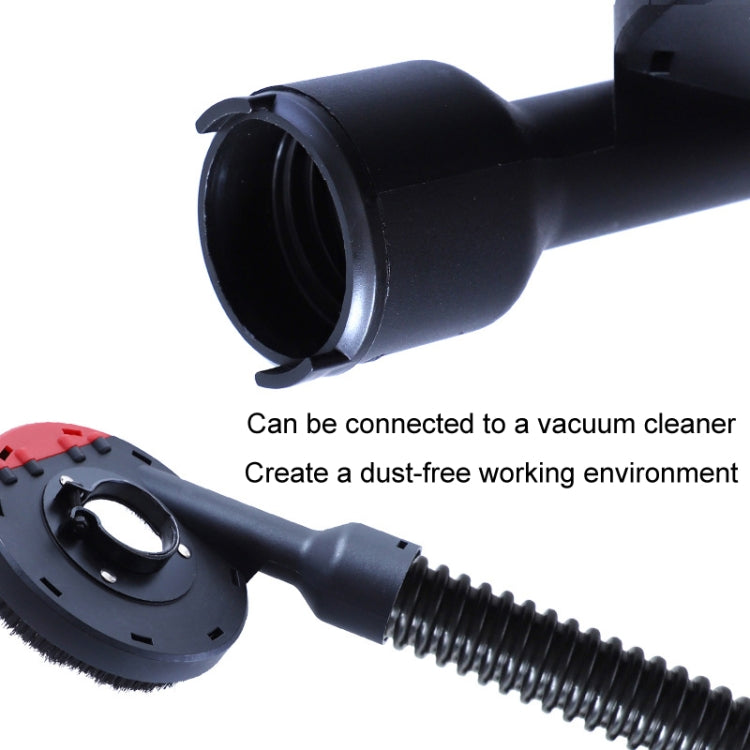 Diamond Grinding Wheel Stone Concrete Angle Grinder Dust Cover, Model: Type 125 Dust Cover+2m Dust Pipe