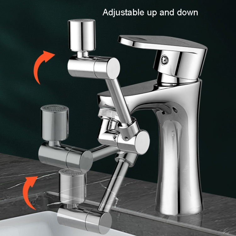 Faucet Universal Extender 1440 Degree Mechanical Arm Booster Head, Style: Copper Double Gear