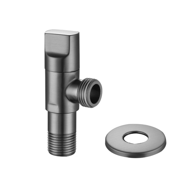 Full Copper Thickened Universal Corner Valve Washing Machine Water Stop Valve, Color: Gray