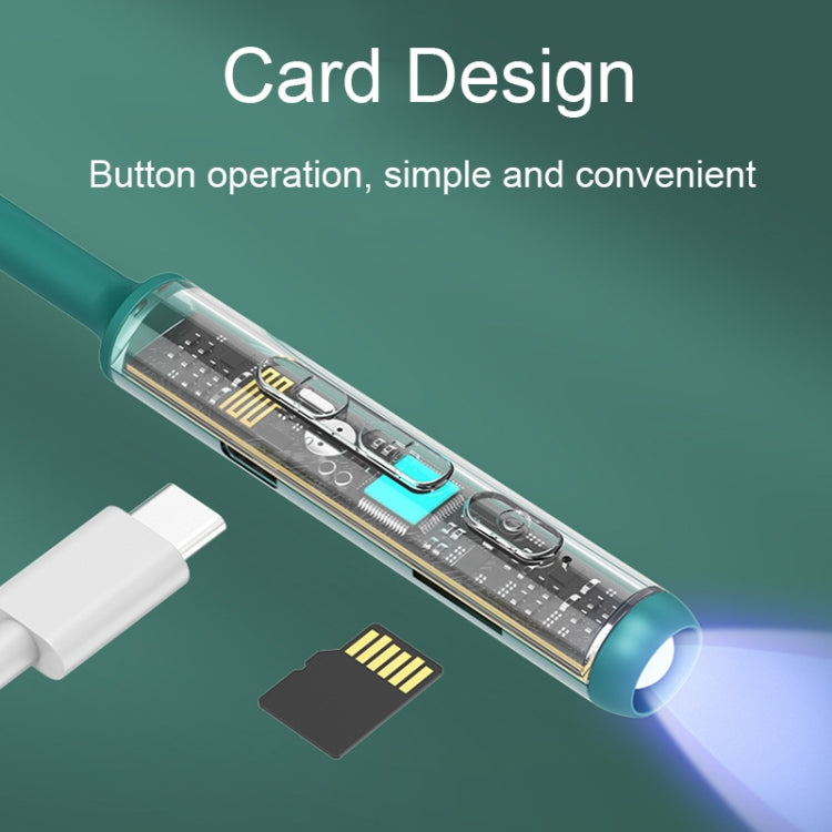 YY-708 Neck Hanging Noise Reduction Card Bluetooth Sports Headset with Flashlight Function