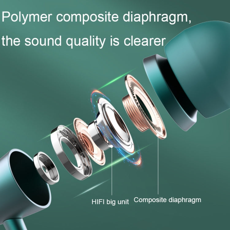 YY-708 Neck Hanging Noise Reduction Card Bluetooth Sports Headset with Flashlight Function