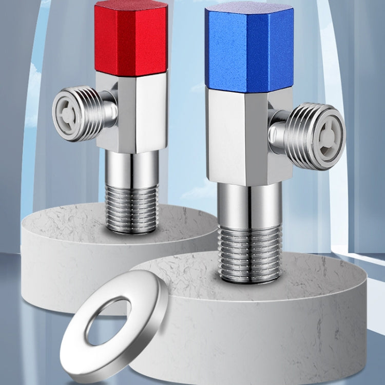 Eight Sides With Check Valve Pure Copper Angle Valve High Flow Water Inlet Valve