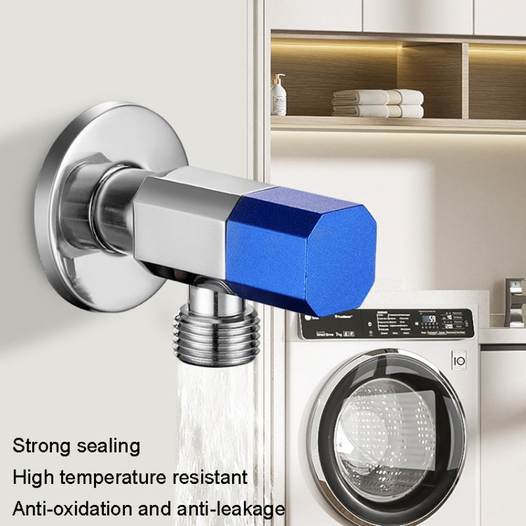 Eight Sides With Check Valve Pure Copper Angle Valve High Flow Water Inlet Valve