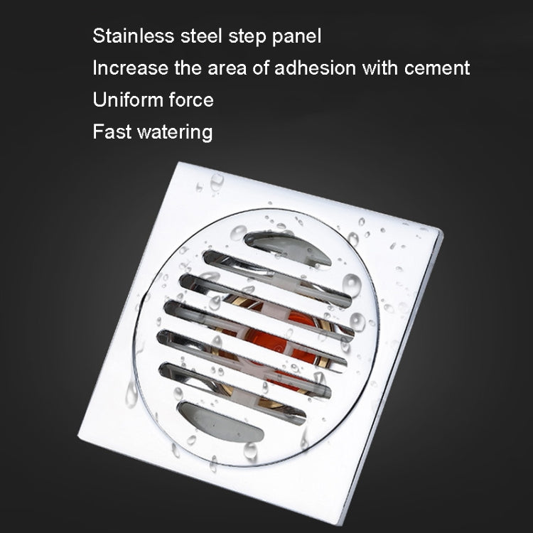 VP403 Thickened Electroplating Stainless Steel Floor Drain