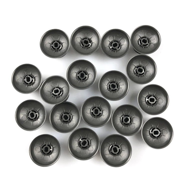 For PS4 10pcs Controller Joystick Mushroom Cap(Grey)