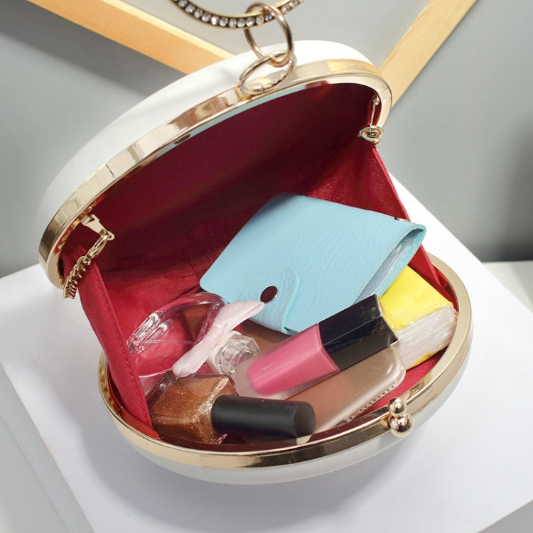 Oms-107 Flower and Pearls Embellished Handbag Metal Buckle Chain Shoulder Bag