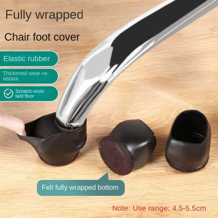 5pcs/set Wheel Chair Foot Cover Computer Chair Roller Fixer(Black)