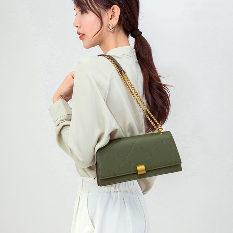 BLZF-9132 Single-shoulder Messenger Diamond Chain Bag Large Capacity Square Underarm Bag