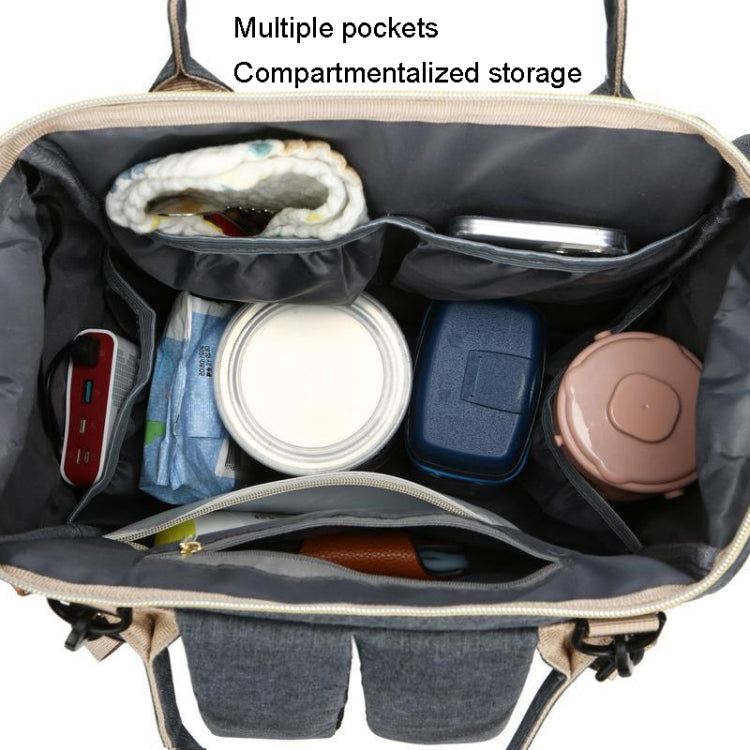 Large Capacity Double Shoulder Portable Mother Baby Bag Travel Mummy Bag