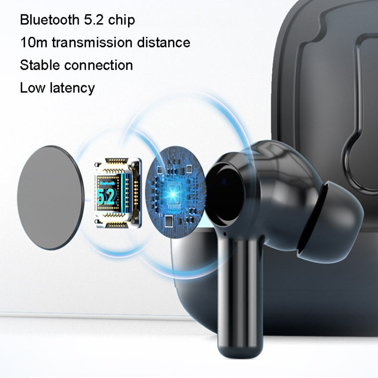 W30 TWS Digital Display Touch Sports Noise Reduction Bluetooth Earphone