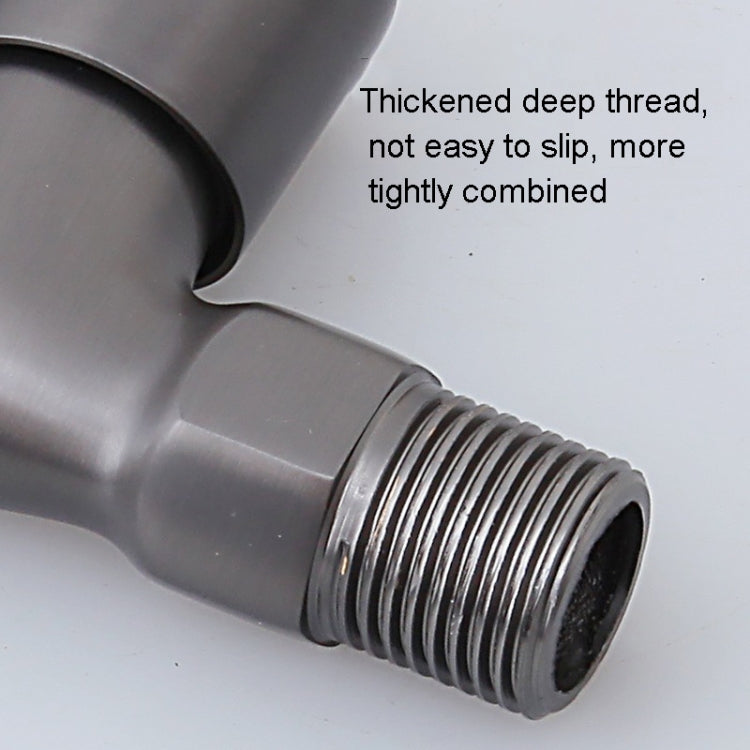 Bathroom Toilet Stainless Steel Bib Tap Wall Mounted Washing Machine Water Tap ,Spec: Medium Long Type