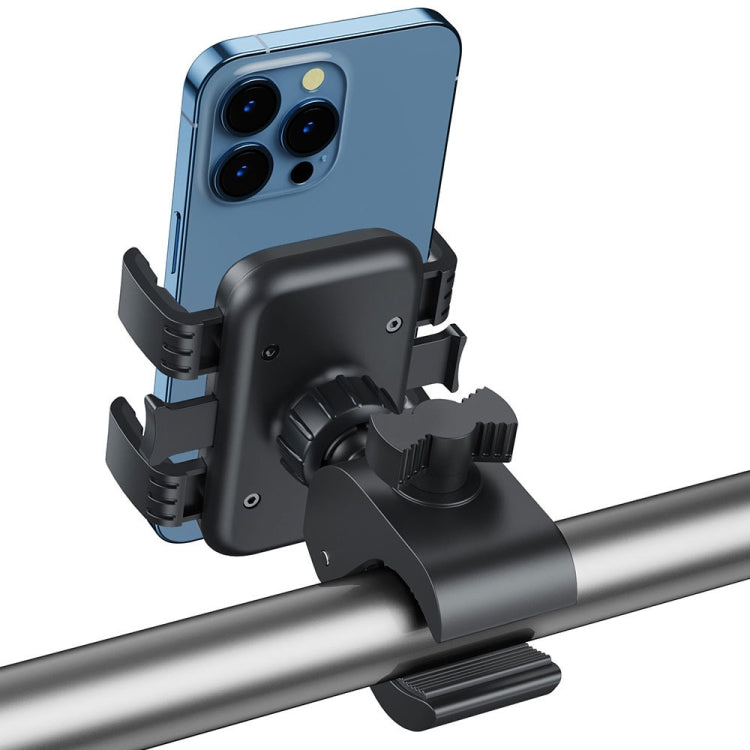 Outdoor Cycling Simple Installation Mobile Phone Holder(Black)