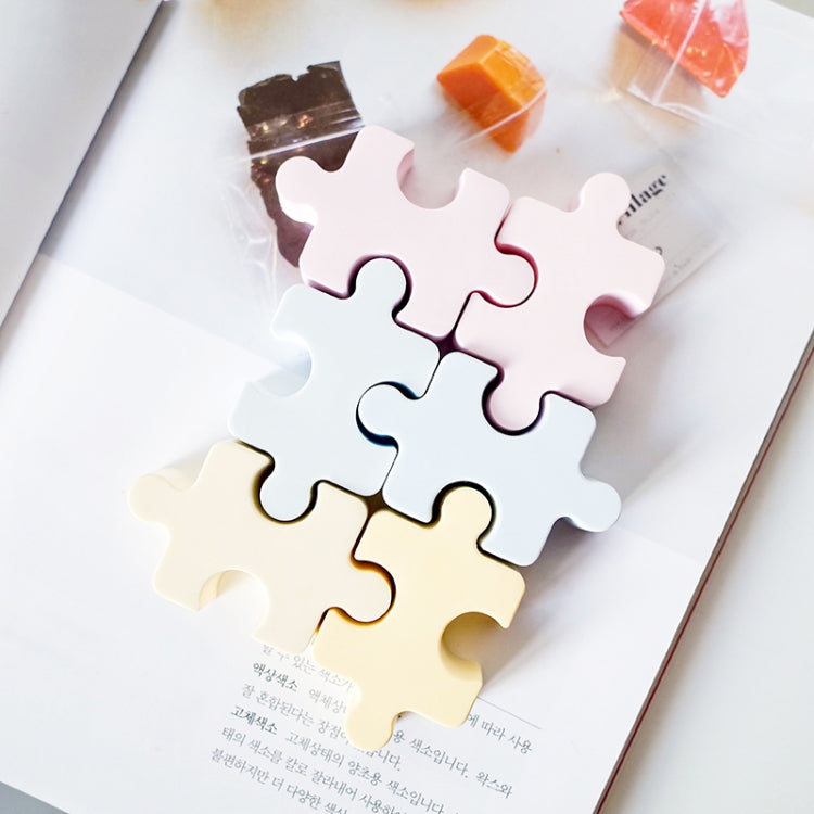 5pcs DIY Silicone Ice Grid Chocolate Puzzle Biscuit Tools
