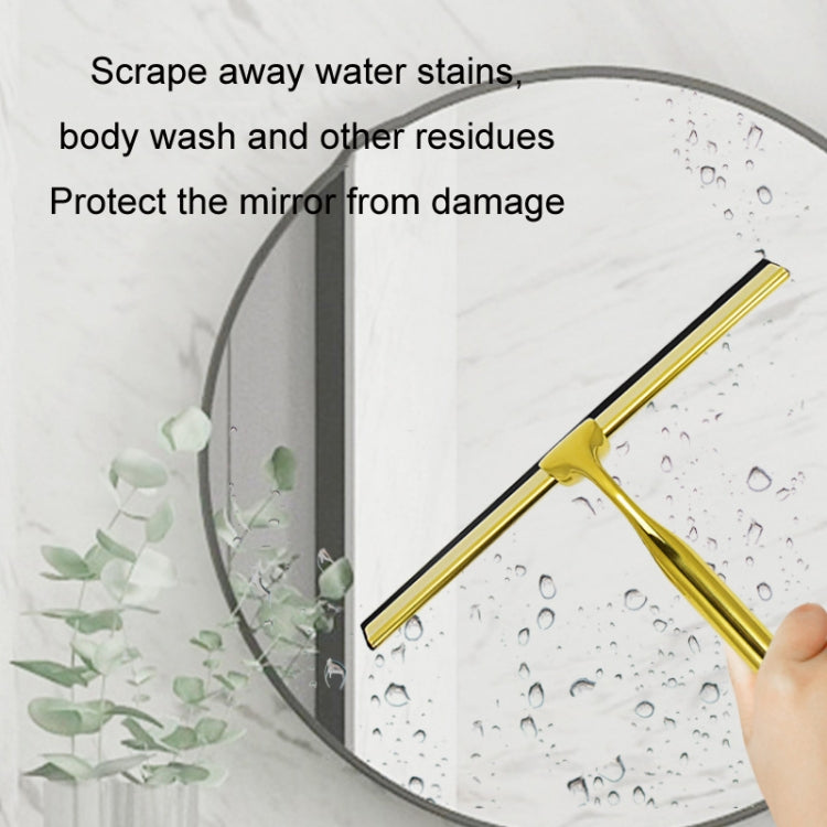 Household Stainless Steel Window Glass Manual Wiper With Square Hook