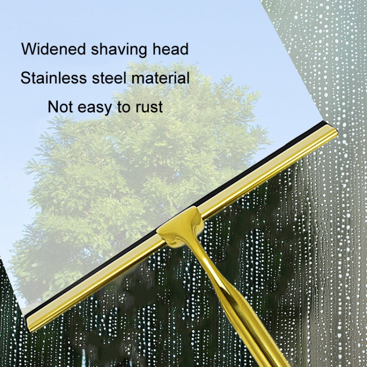 Household Stainless Steel Window Glass Manual Wiper With Square Hook
