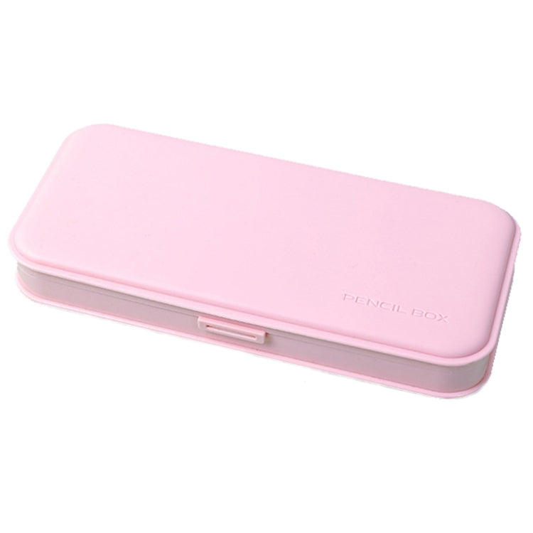 WJ-WJH-2 Plastic Compartment Large-capacity Shatter-resistant Flip-top Stationery Box