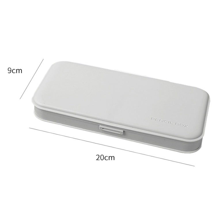 WJ-WJH-2 Plastic Compartment Large-capacity Shatter-resistant Flip-top Stationery Box