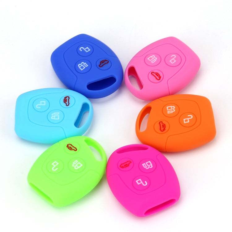 For Ford Transit/Focus 2pcs 3-Button Silicone Key Protector