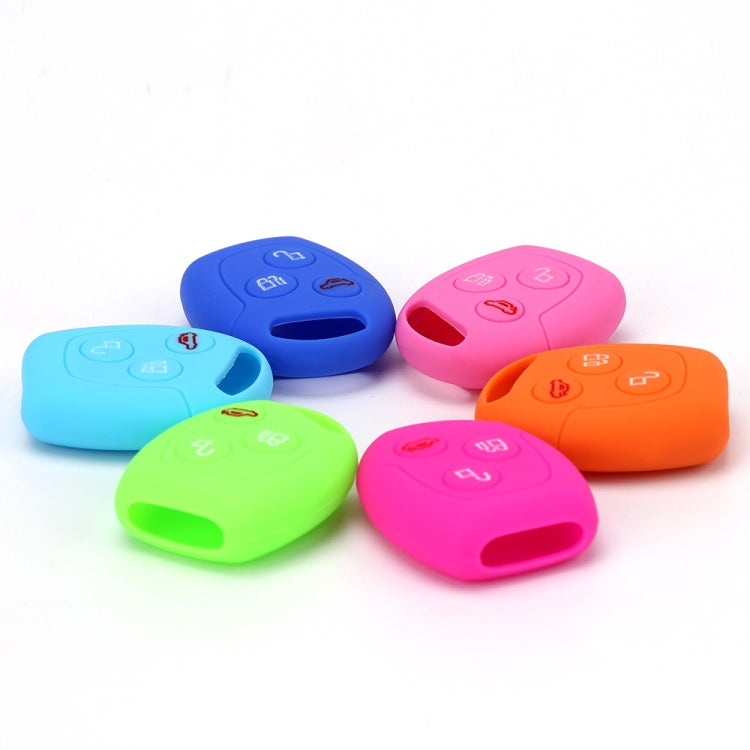 For Ford Transit/Focus 2pcs 3-Button Silicone Key Protector