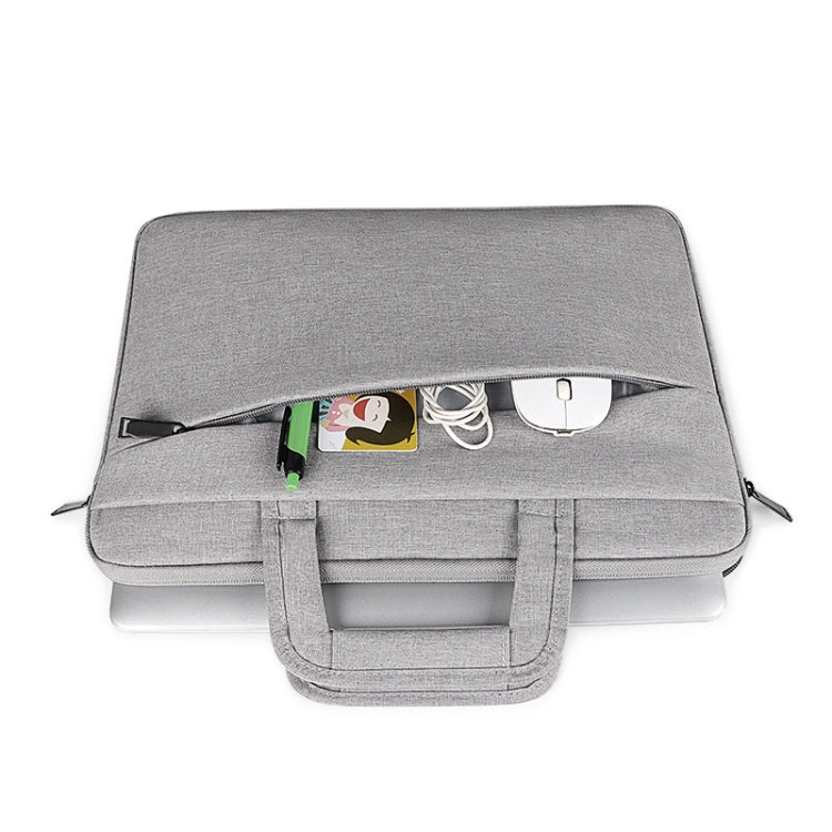 ST03 Waterproof Laptop Storage Bag Briefcase Multi-compartment Laptop Sleeve, Size: 14.1-15.4 inches