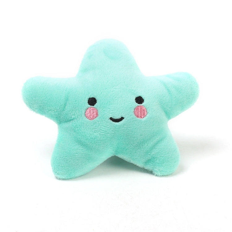 3pcs Pet Teething Toy Plush Starfish Sounding Toy